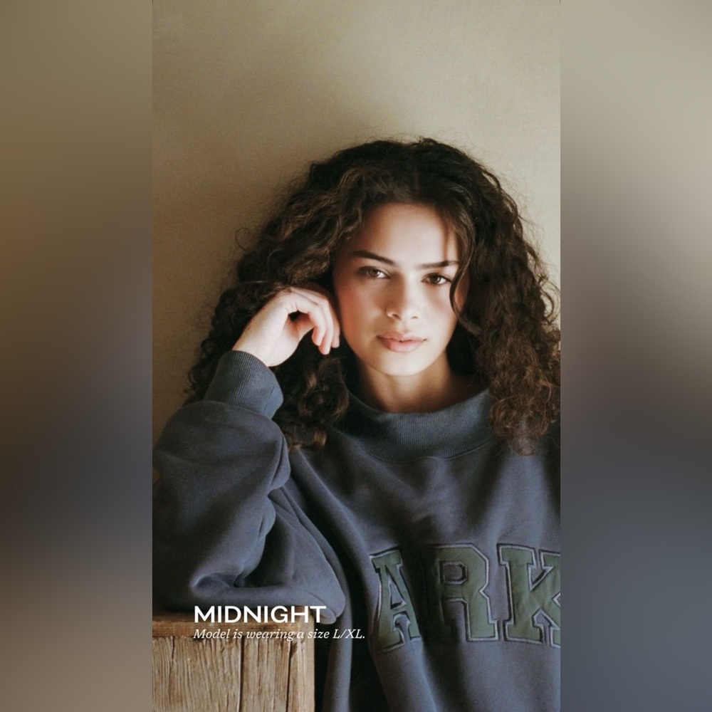 NWOT PARKE Midnight Blue Women's Sweatshirt